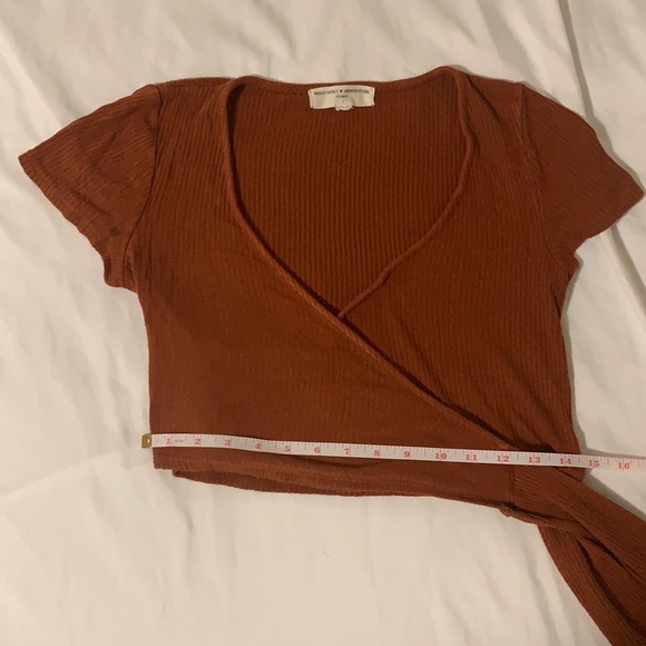 Project Social T Rust Orange Bailey Wrap Tee - Picture 5 of 9